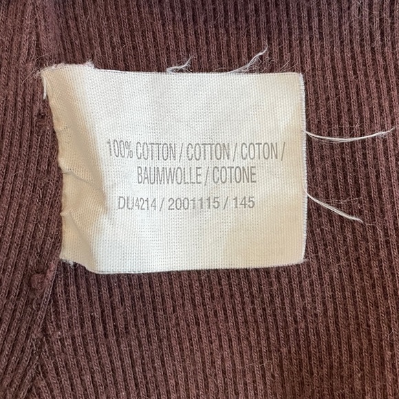 EDC by Esprit Brown Cotton Smocked Waist Peasant Mini Skirt Women’s Size Large - Picture 4 of 5